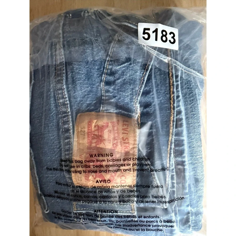 Levis 514 Straight Fit Mens Jeans Blue Denim Medium Wash 33x31 Pants
